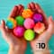 12 Pack: Color Zone® Create Your Own Power Balls